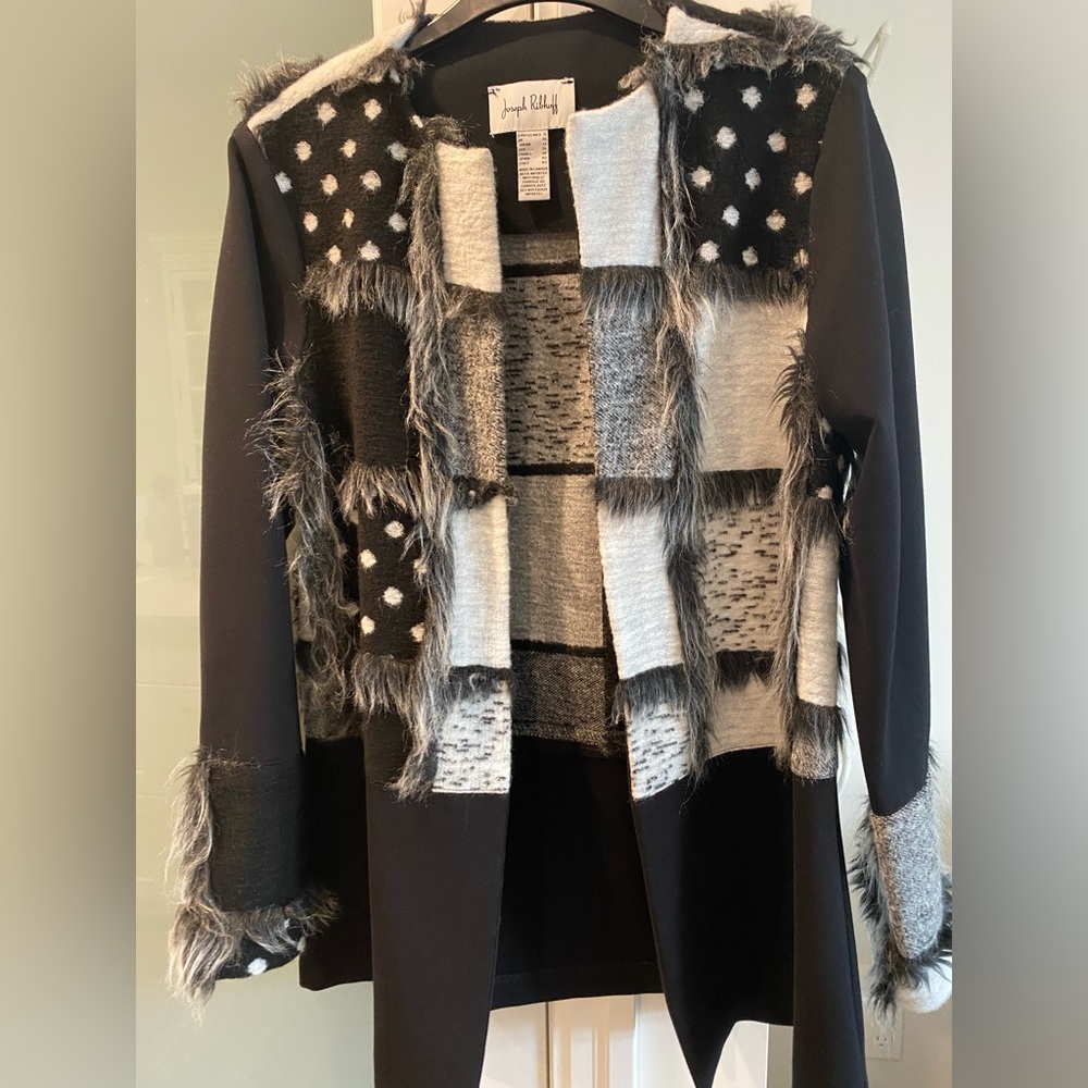 Open knit blend cardigan